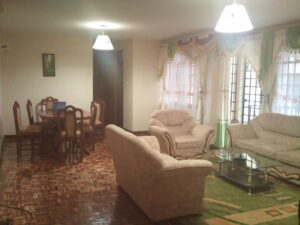 The apartment - not furnished by me, but a sweet place nevertheless! :) Picture: DSC 0066 300x225 Nairobi again!