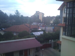 View from the kitchen balcony Picture: DSC 0069 300x225 Nairobi again!