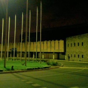 JKIA Arrivals hall after the fire (exterior)
