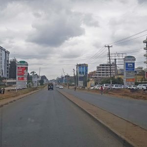 Ngong Road. Empty after the election