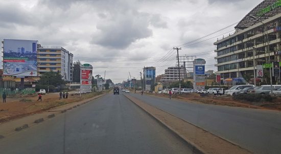 Ngong Road. Empty after the election