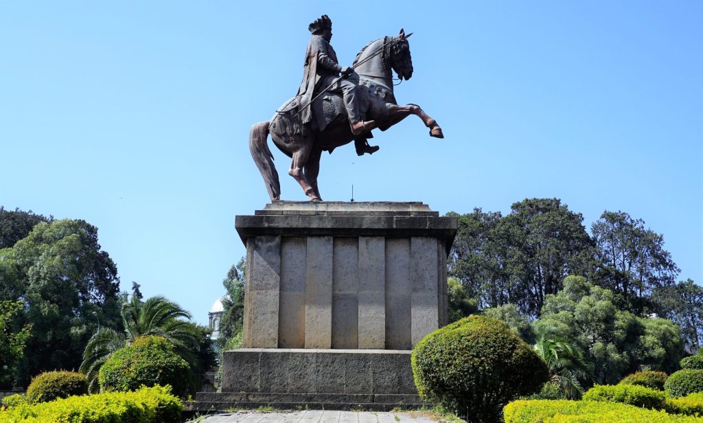 Addis Ababa - Emperor Menelik Statue