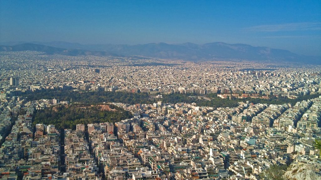 Athens - seen from Lykavitos