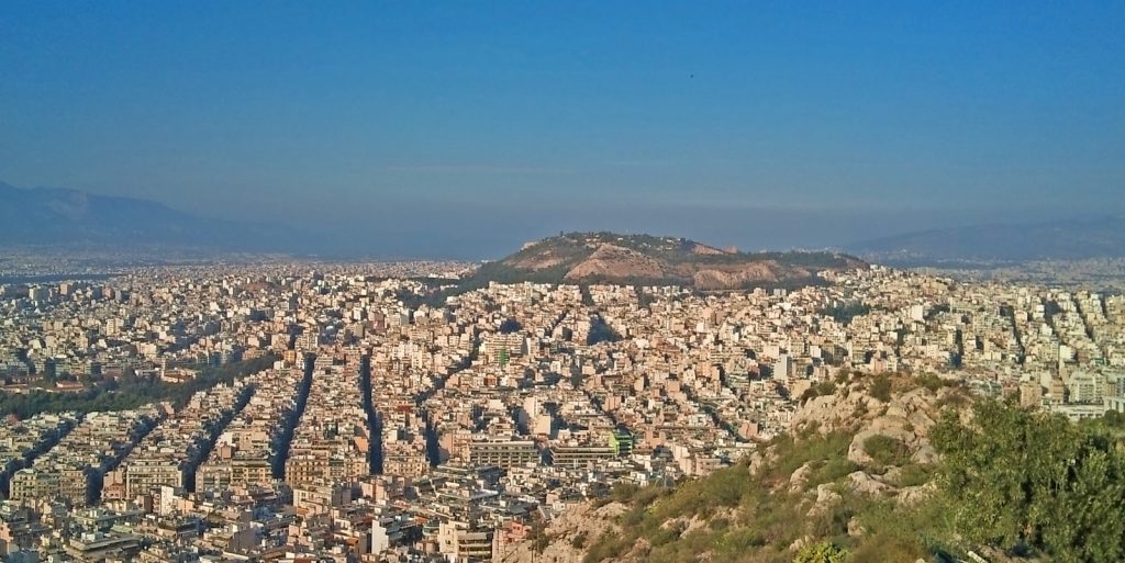View of Athens from Lykavitos