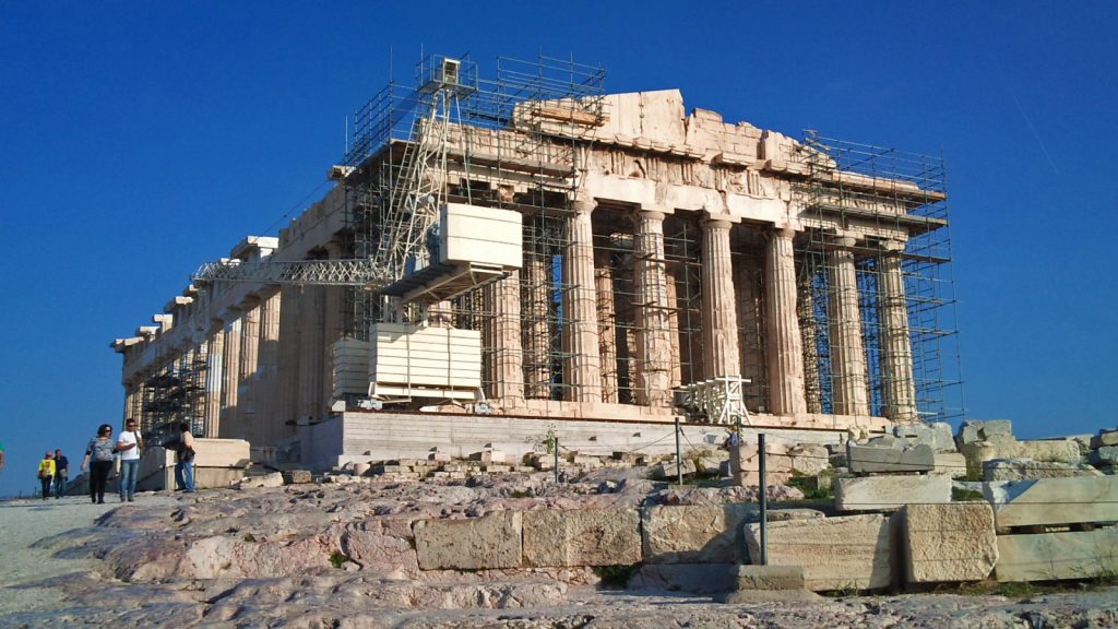 Athens - The Parthenon at Acropolis