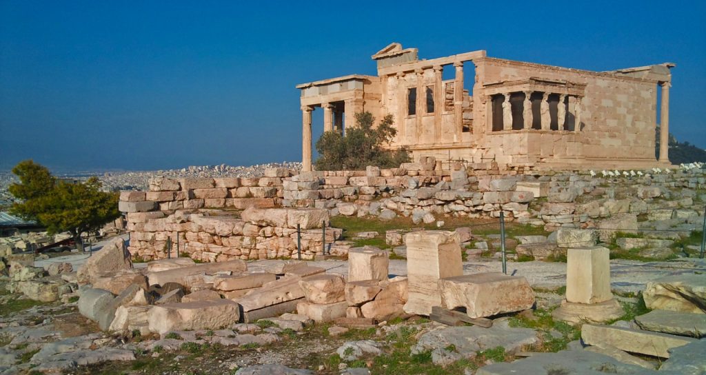 The Acropolis in Athens, Greece