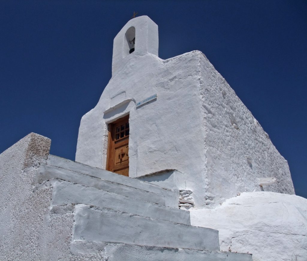 A church on the Ios island, Greece