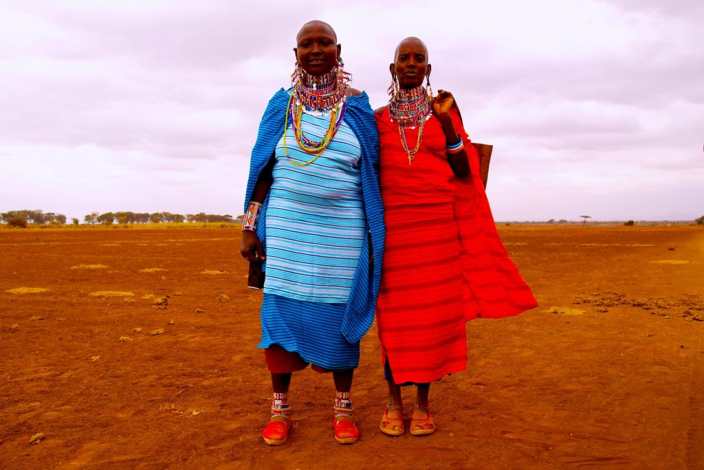 Maasai women in Amboseli