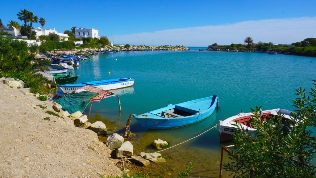 The Punic Port of Carthage. The former main military port of a navy that once ruled the Mediterranean