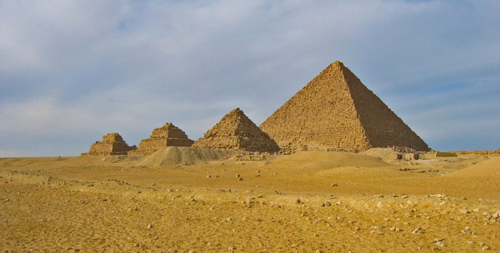 The Giza Pyramids in Cairo, Egypt