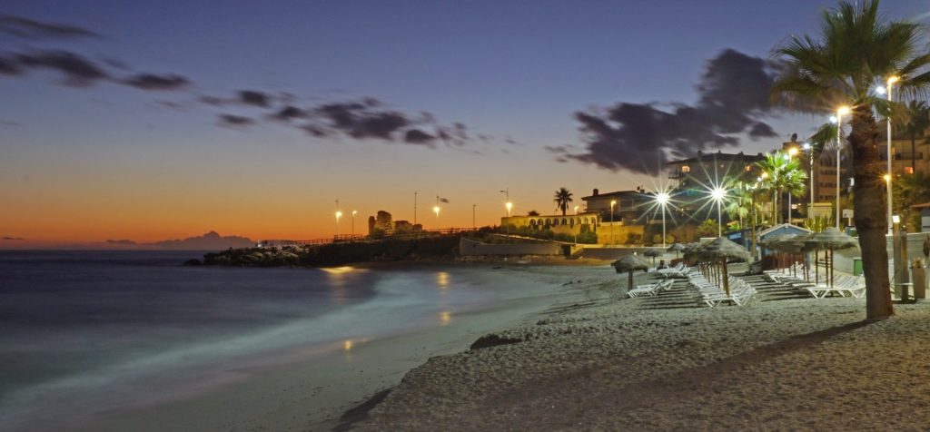 Nerja - Torrecilla Beach by Night