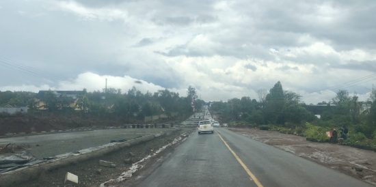 Endless roadworks in Nairobi