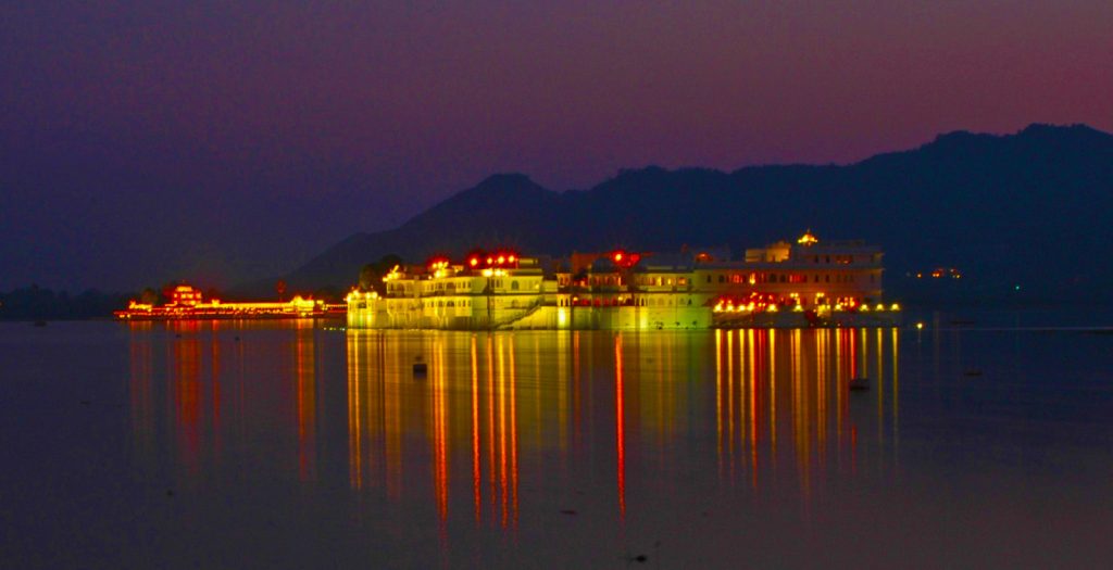 Udaipur – The Lake Palace by Night