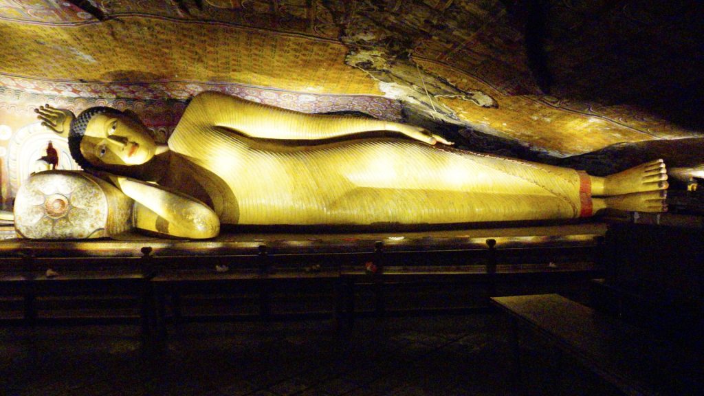 Dambulla Rock Temple, Sri Lanka - Sleeping Buddha