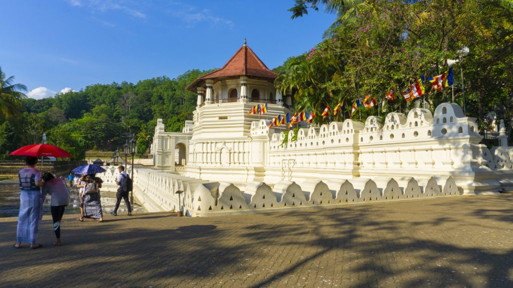 Kandy - Temple of the Sacred Tooth Relic - the Octagon Building