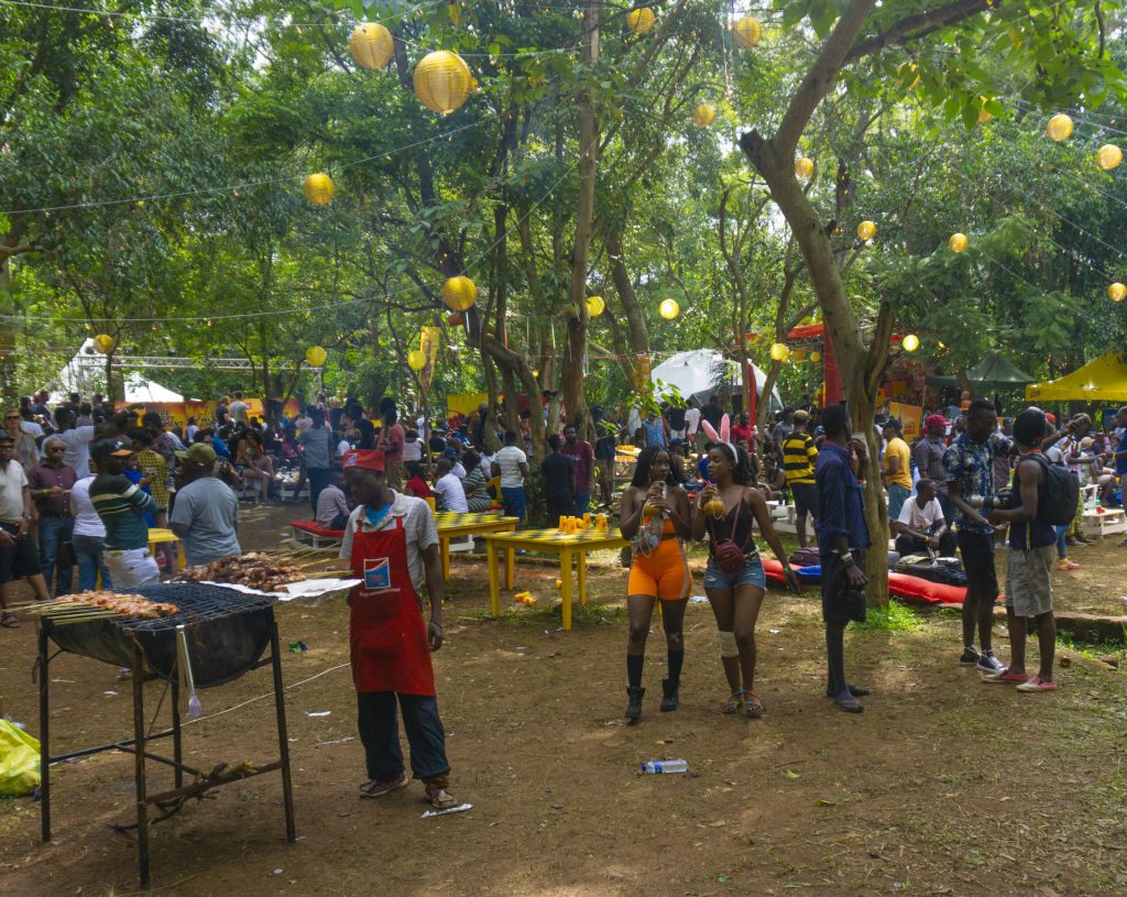 The festival during daytime