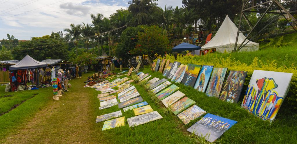 Local artists displaying their works