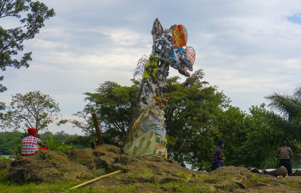 Giraffe at the Nyege Nyege Festival 2019
