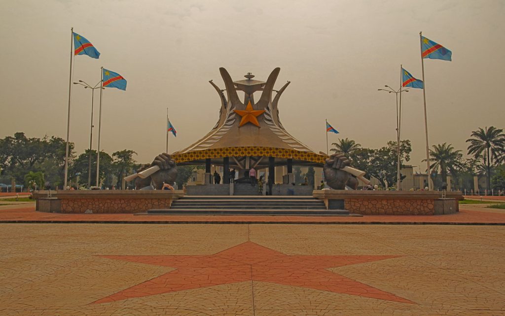 The Laurent Kabila Mausoleum in Kinshasa. Built to commemorate the late former president, assassinated in 2002, and succeeded by his son, Joseph Kabila